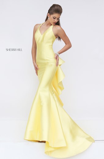 Sherri Hill 50195 #21 Yellow vertical thumbnail