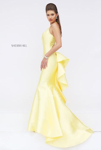 Sherri Hill 50195 #20 Yellow vertical thumbnail