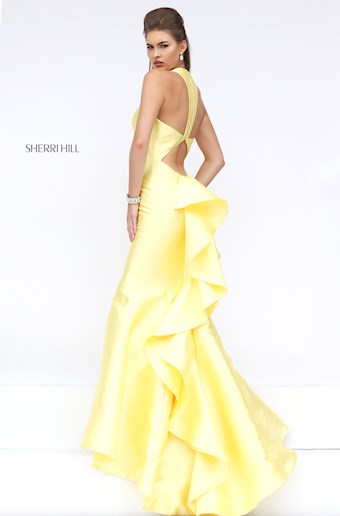 Sherri Hill 50195 #12 Yellow vertical thumbnail