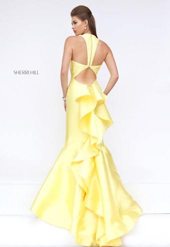 Sherri Hill 50195 #7 Yellow vertical thumbnail