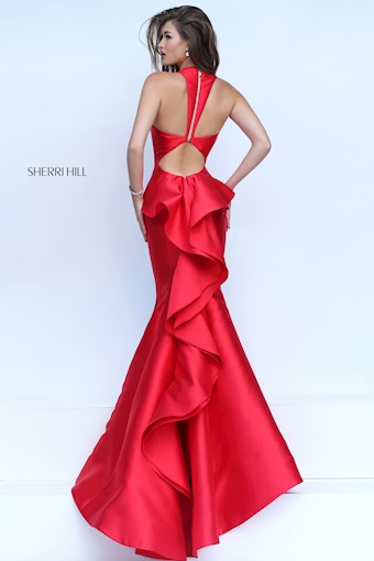 Sherri Hill 50195 #17 Red vertical thumbnail