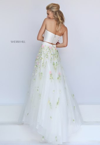 Sherri Hill 50196 #1 Ivory vertical thumbnail
