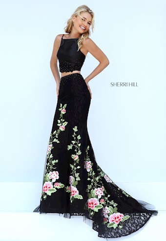 Sherri Hill 50199 #3 Black/Multi vertical thumbnail