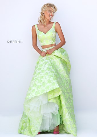 Sherri Hill 50200 #0 default Green frontface vertical thumbnail