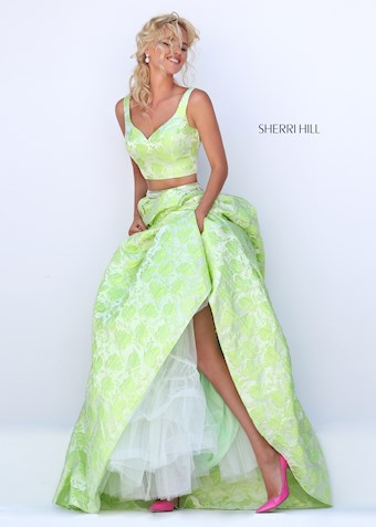 Sherri Hill 50200 #9 Green vertical thumbnail