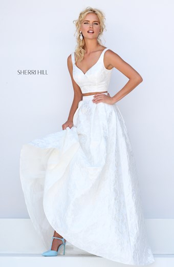 Sherri Hill 50200 #3 Ivory vertical thumbnail