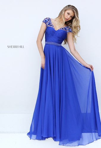 Sherri Hill 50211 #0 default Royal frontface vertical thumbnail