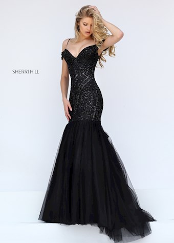 Sherri Hill 50212 #6 Black vertical thumbnail