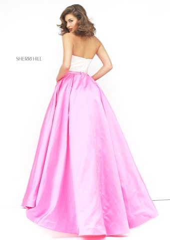 Sherri Hill 50219 #12 Pink/Ivory vertical thumbnail