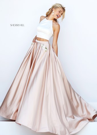 Sherri Hill 50219 #2 Ivory/Nude vertical thumbnail