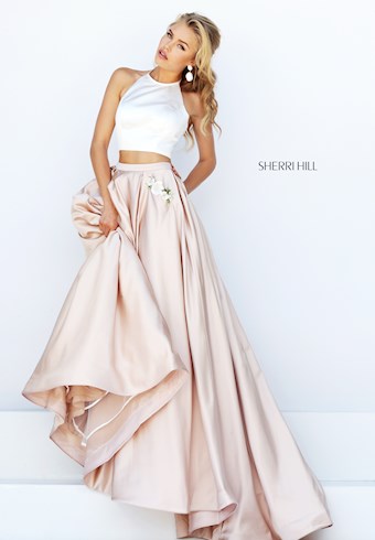 Sherri Hill 50219 #4 Ivory/Nude vertical thumbnail