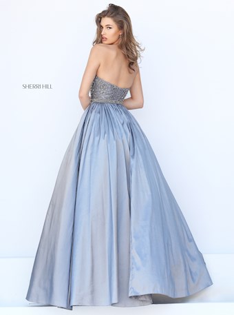 Sherri Hill 50221 #4 Gunmetal vertical thumbnail