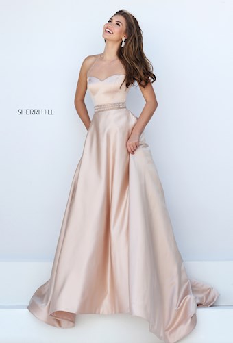 Sherri Hill 50222 #5 Ivory vertical thumbnail