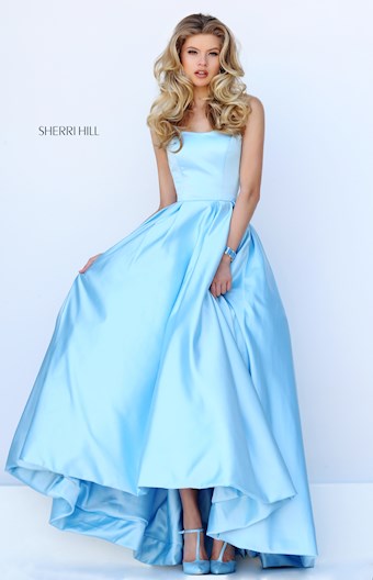Sherri Hill 50226 #0 default Light Blue frontface vertical thumbnail