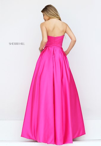 Sherri Hill 50226 #3 Fuchsia vertical thumbnail