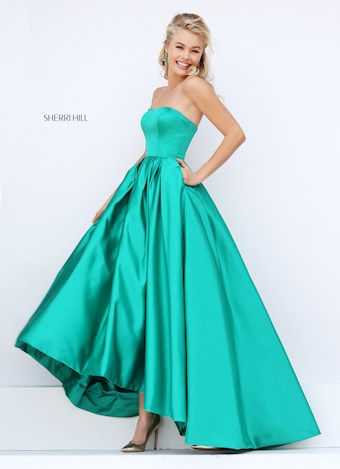 Sherri Hill 50226 #12 Emerald vertical thumbnail
