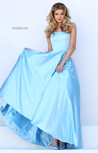 Sherri Hill 50226 #17 Light Blue vertical thumbnail