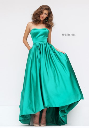 Sherri Hill 50226 #19 Emerald vertical thumbnail