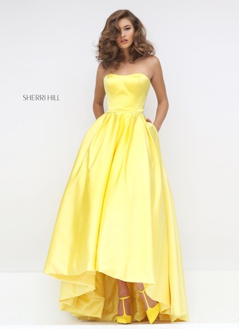 Sherri Hill 50226 #23 Yellow vertical thumbnail