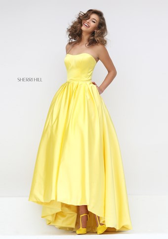 Sherri Hill 50226 #18 Yellow vertical thumbnail