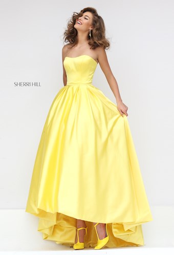 Sherri Hill 50226 #8 Yellow vertical thumbnail