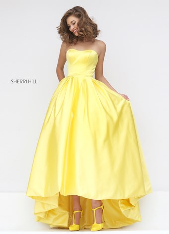 Sherri Hill 50226 #2 Yellow vertical thumbnail