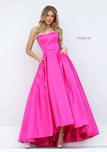 Sherri Hill 50226 #10 Fuchsia vertical thumbnail
