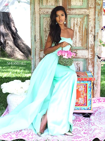 Sherri Hill 50227 #1 Light Green vertical thumbnail