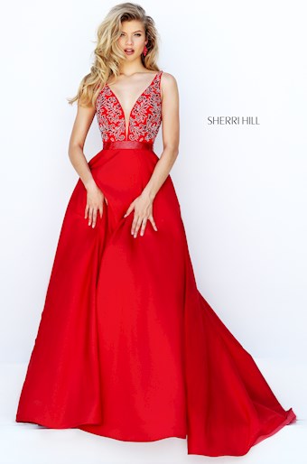 Sherri Hill 50233 #2 Red vertical thumbnail