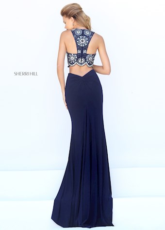 Sherri Hill 50236 #1 Navy vertical thumbnail