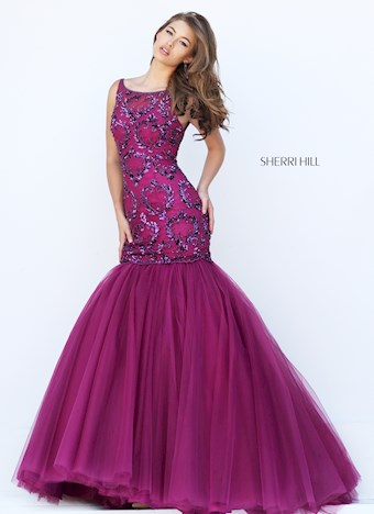 Sherri Hill 50237 #0 default Magenta frontface vertical thumbnail