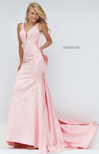 Sherri Hill 50244 #1 Blush vertical thumbnail