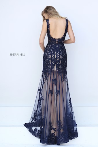 Sherri Hill 50256 #2 Navy vertical thumbnail