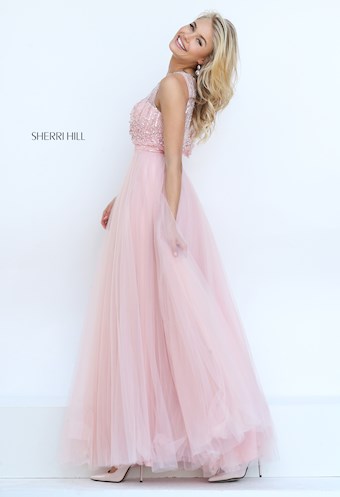 Sherri Hill 50258 #1 default Blush backface vertical thumbnail