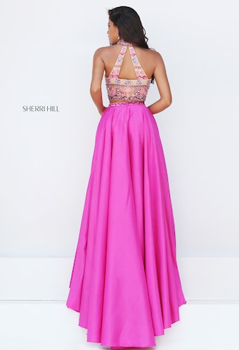 Sherri Hill 50263 #5 Fuchsia vertical thumbnail