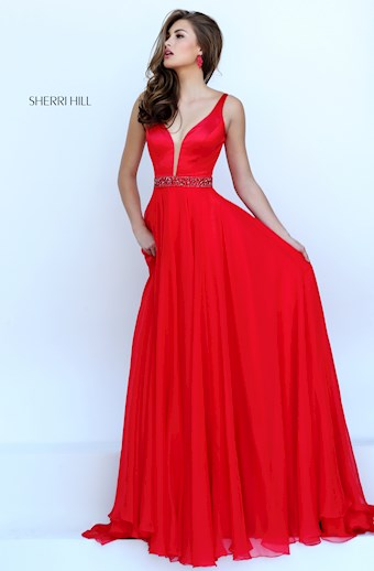 Sherri Hill 50264 #1 Red vertical thumbnail