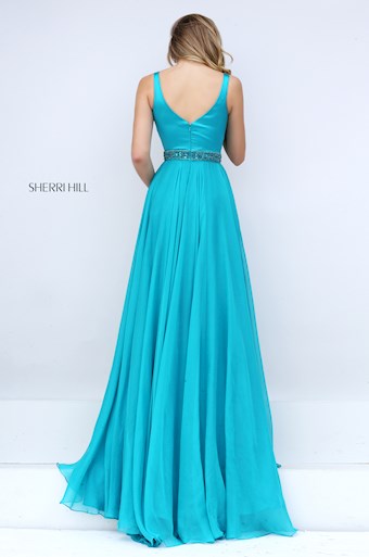 Sherri Hill 50264 #4 Turquoise vertical thumbnail