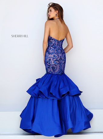 Sherri Hill 50266 #6 Royal vertical thumbnail