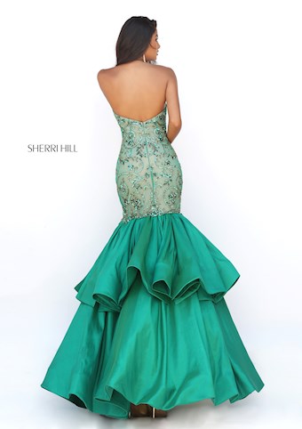 Sherri Hill 50266 #1 Emerald vertical thumbnail