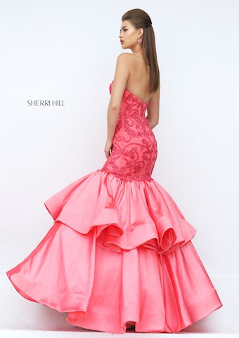 Sherri Hill 50266 #2 Coral vertical thumbnail