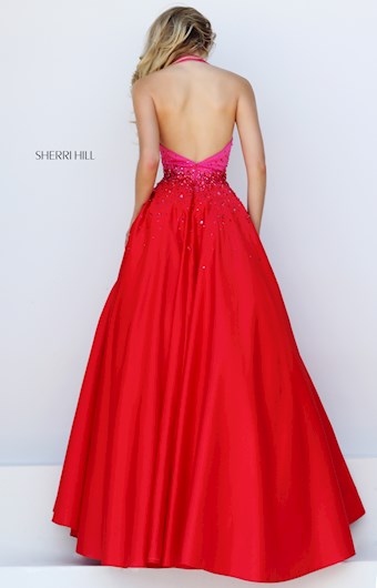 Sherri Hill 50275 #3 Fuchsia/Red vertical thumbnail