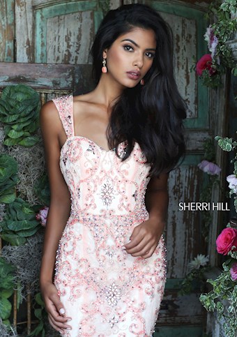 Sherri Hill 50276 #14 Light Orange vertical thumbnail