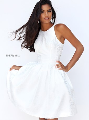 Sherri Hill 50293 #3 Ivory vertical thumbnail