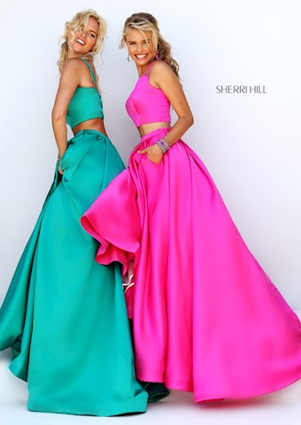 Sherri Hill 50295 #7 Fuchsia Emerald vertical thumbnail