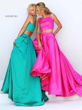 Sherri Hill 50295 #10 Fuchsia Emerald vertical thumbnail