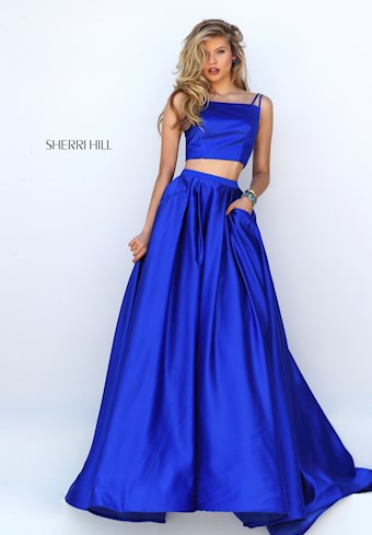 Sherri Hill 50295 #8 Royal vertical thumbnail