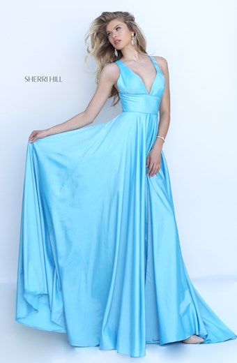 Sherri Hill 50296 #4 Light Blue vertical thumbnail
