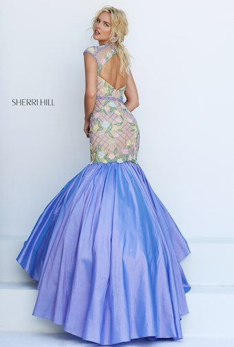 Sherri Hill 50304 #4 Nude/Lilac vertical thumbnail