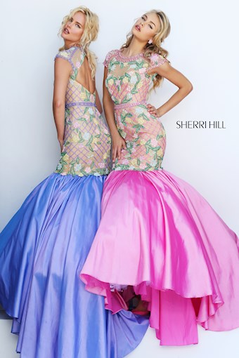 Sherri Hill 50304 #3 Nude/Lilac Nude/Candy Pink vertical thumbnail