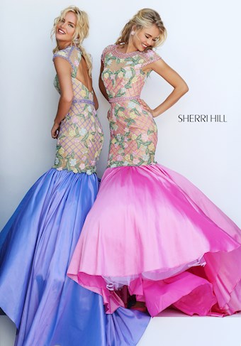Sherri Hill 50304 #6 Nude/Lilac Nude/Candy Pink vertical thumbnail